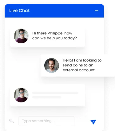 Zen-XE live chat with a support agent
